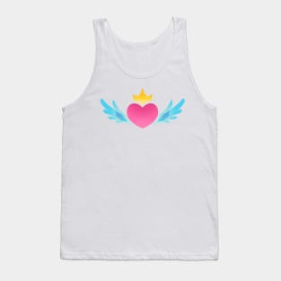 Winged Heart with Crown Tank Top